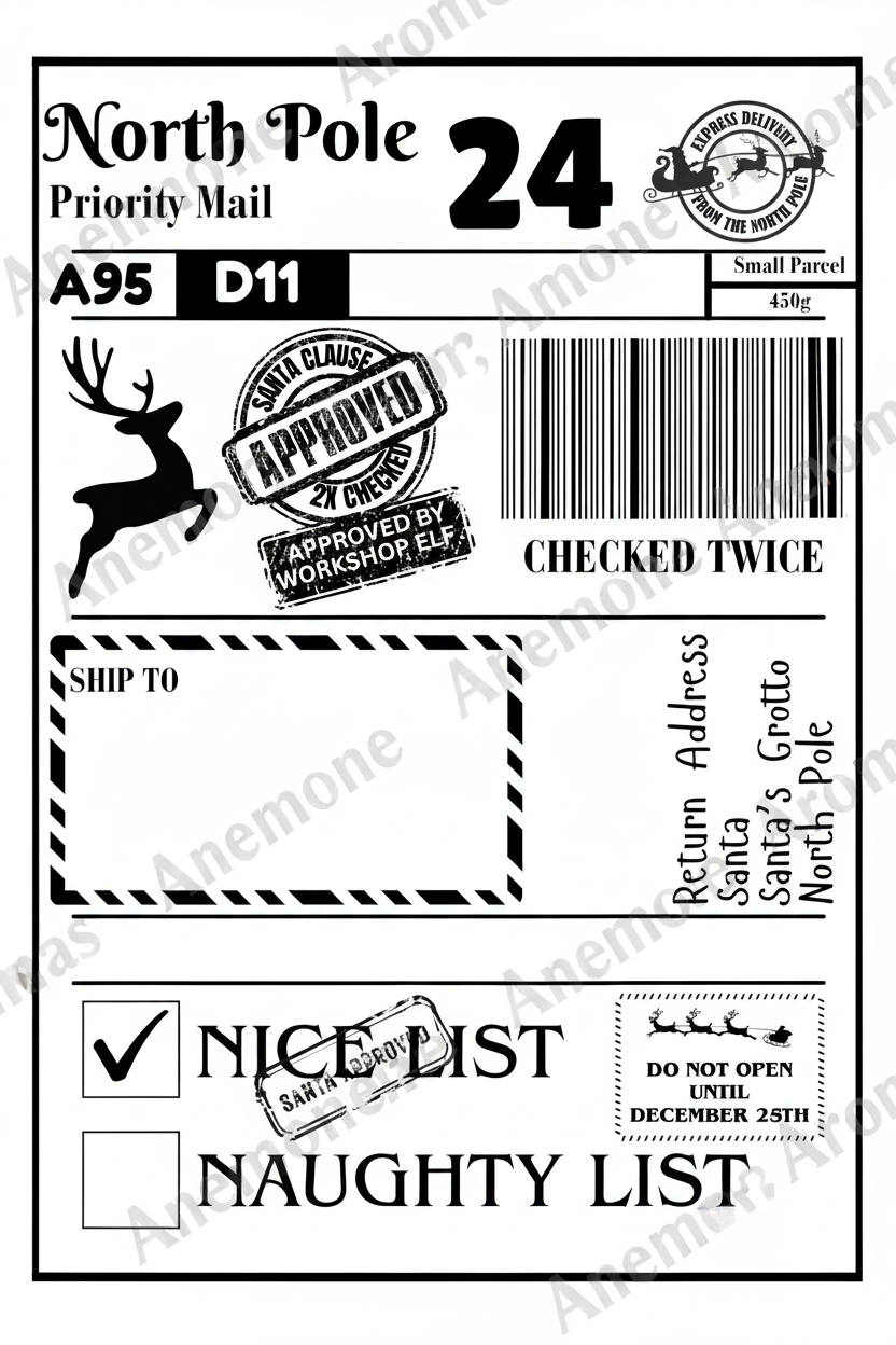 Christmas Shipping Labels