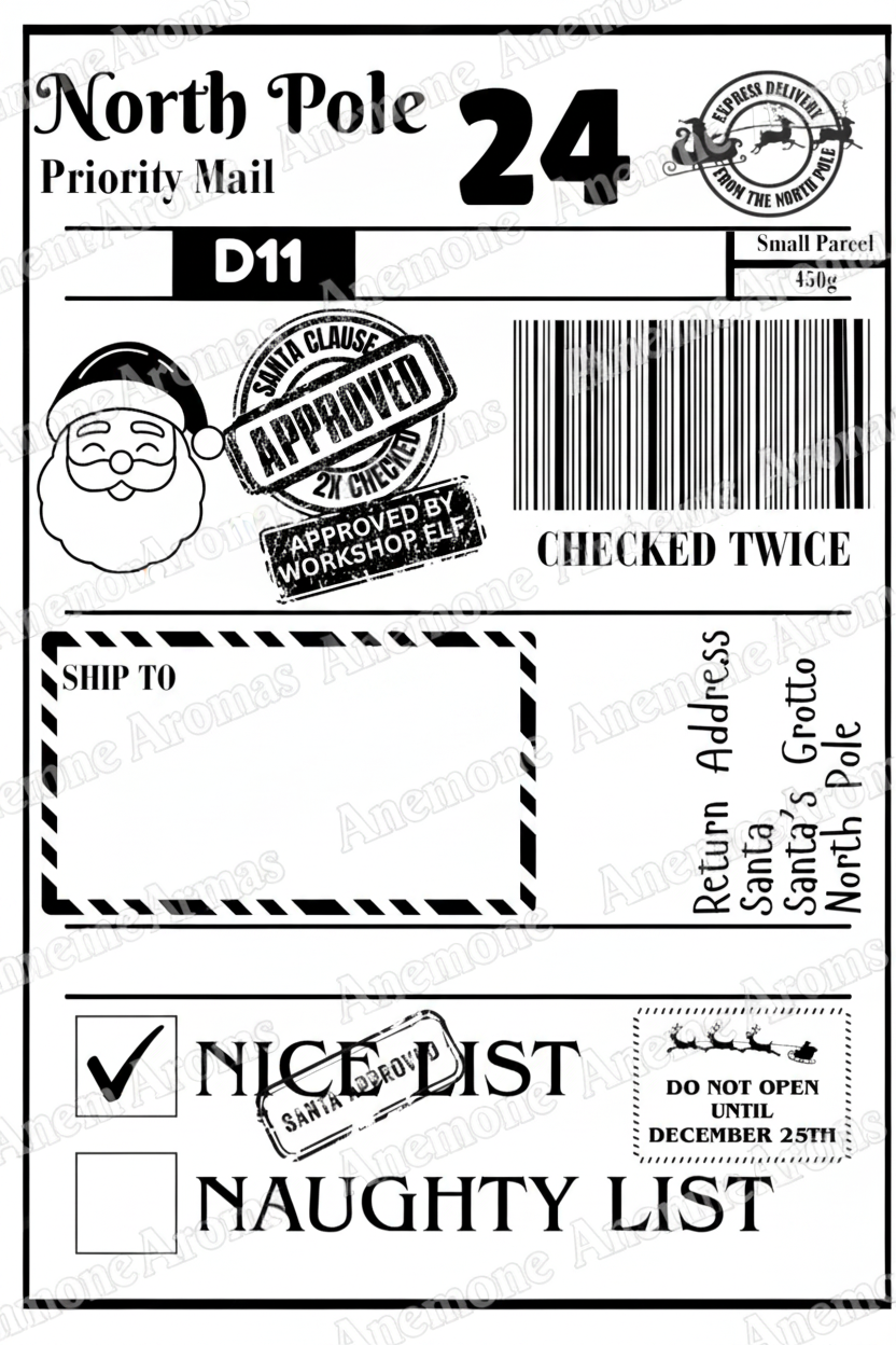 Christmas Shipping Labels