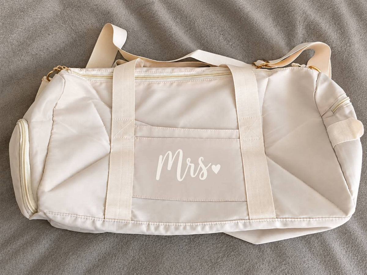 Personalised Honeymoon/Gym Bag