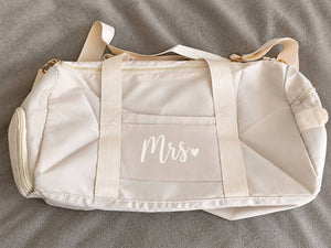 Personalised Honeymoon/Gym Bag